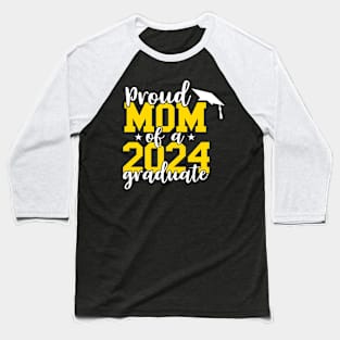 Proud Aunt Of A 2024 Graduate For Family Graduation Baseball T-Shirt